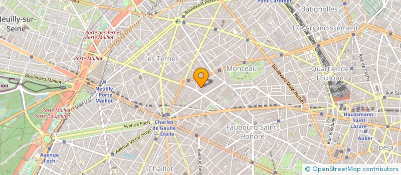 localisation de l'entreprise INTERFACE EUROPE à PARIS
