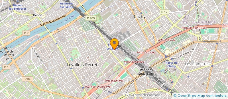 localisation de l'entreprise INTERFACE GROUP à LEVALLOIS-PERRET