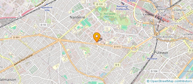 localisation de l'entreprise INTERFACE ILE DE FRANCE OUEST à NEUILLY-SUR-SEINE