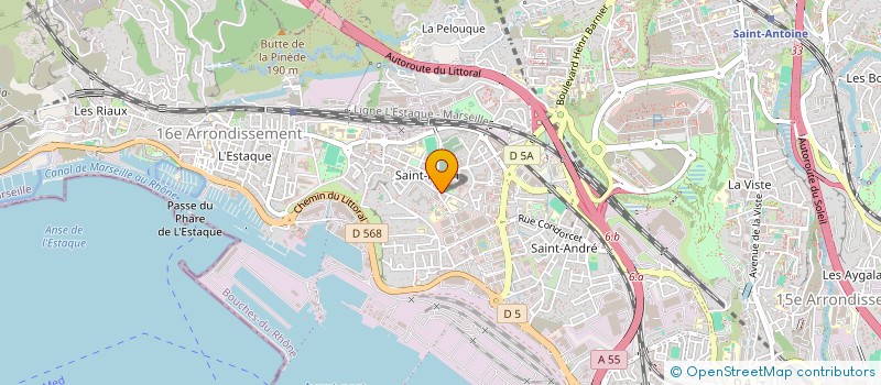 localisation de l'entreprise INTERFACE PACA à MARSEILLE