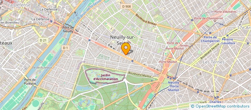 localisation de l'entreprise INTERFACE PARTICIPATIONS à NEUILLY-SUR-SEINE
