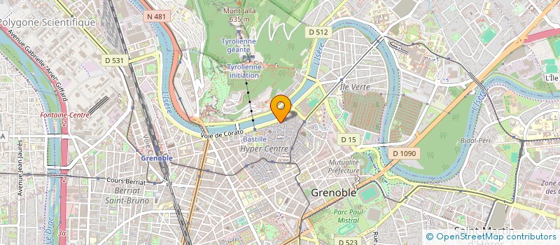 localisation de l'entreprise INTERFACE RECORD  GRENOBLE