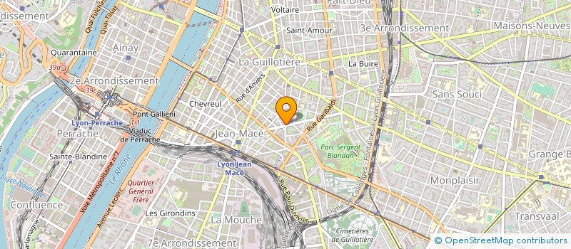 localisation de l'entreprise INTERFACE TRANSPORT à LYON