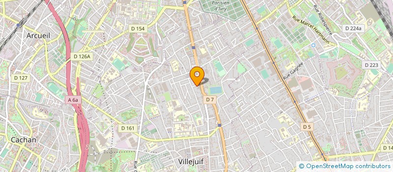 localisation de l'entreprise INTERFACE-Z à VILLEJUIF