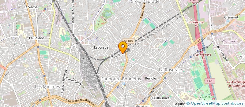 localisation de l'entreprise INTERFACES CONSEIL  TOULOUSE