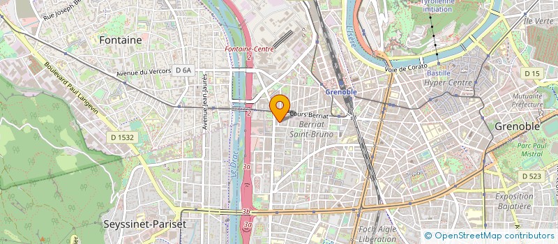 localisation de l'entreprise INTERFACES INTERNATIONAL à GRENOBLE