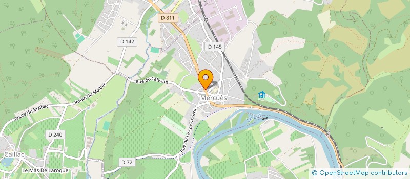 localisation de l'entreprise INTERFACES POUR RESEAUX DE COMMUNICATION IRC  MERCUES