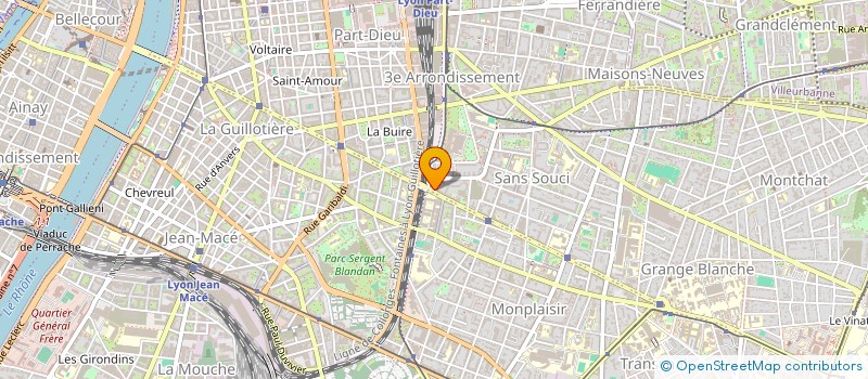 localisation de l'entreprise INTERFACES SOLUTIONS  LYON