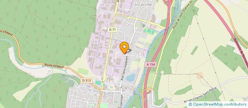 localisation de l'entreprise INTERFAS à LOUVIERS