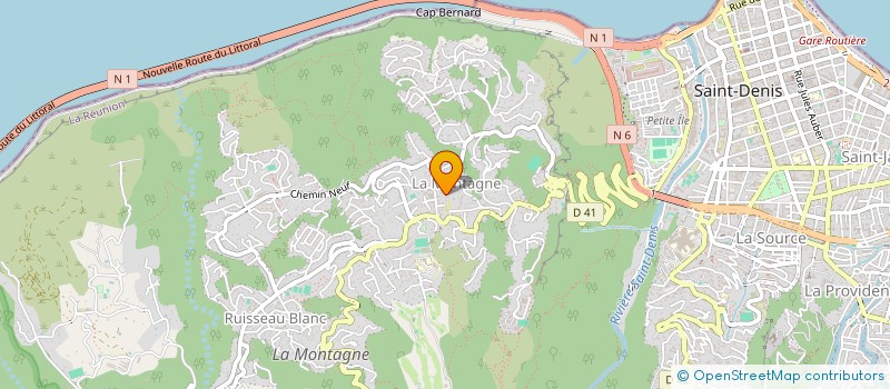 localisation de l'entreprise INTERFAS à SAINT-DENIS