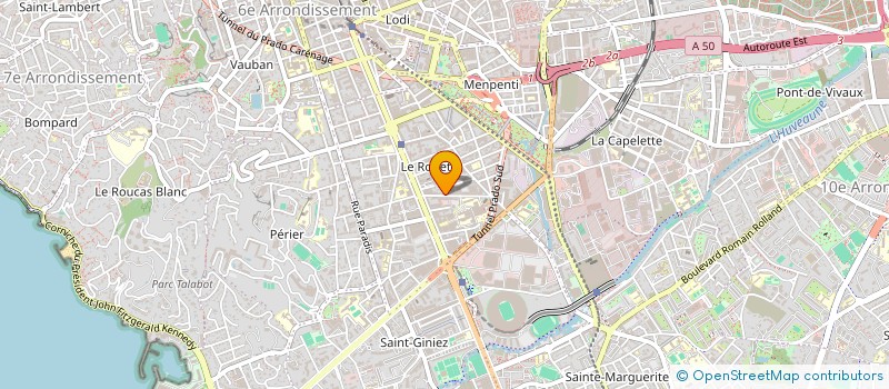 localisation de l'entreprise INTERFED SANTE SOCIAL à MARSEILLE