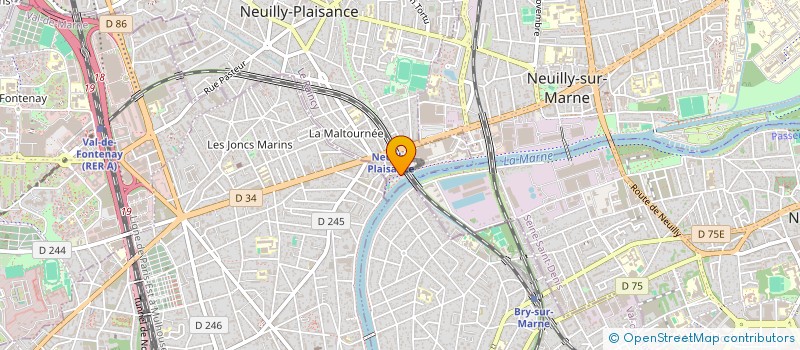 localisation de l'entreprise INTERFEN à NEUILLY-PLAISANCE