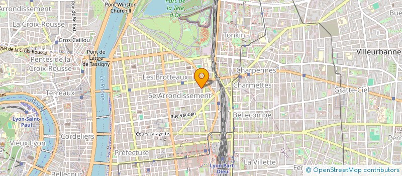 localisation de l'entreprise INTERFERENCES  LYON