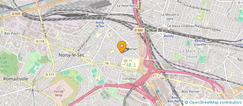 localisation de l'entreprise INTERFERENCES à NOISY-LE-SEC