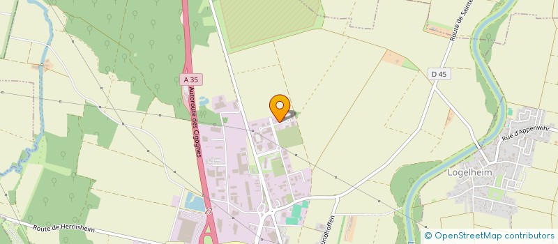 localisation de l'entreprise INTERFERM à SAINTE-CROIX-EN-PLAINE
