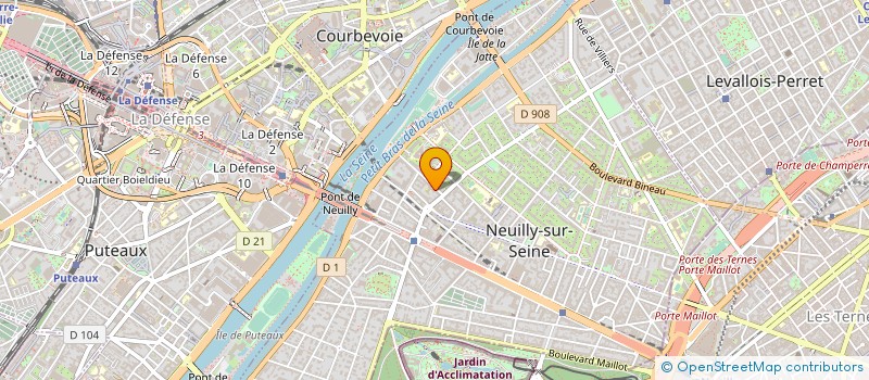 localisation de l'entreprise INTERFERT à NEUILLY-SUR-SEINE