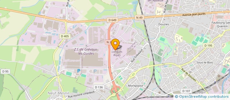 localisation de l'entreprise INTERFIT à MAUBEUGE