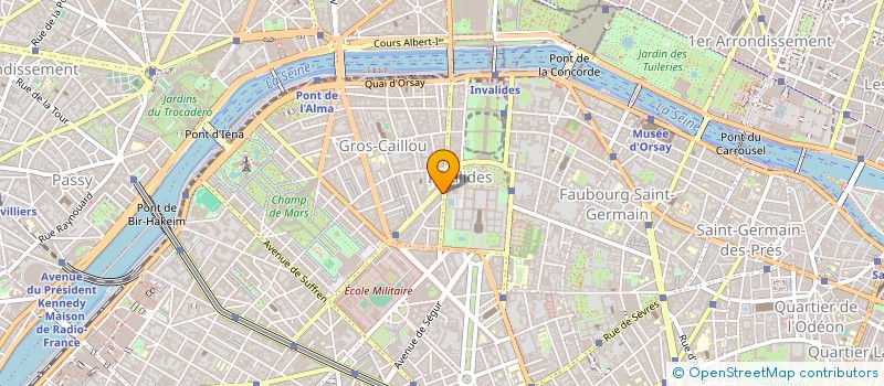 localisation de l'entreprise INTERFLOR GUITTAT DOCTEUR PLANTES FLEURTISTE  PARIS