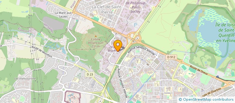 localisation de l'entreprise INTERFLUX FRANCE à TRAPPES