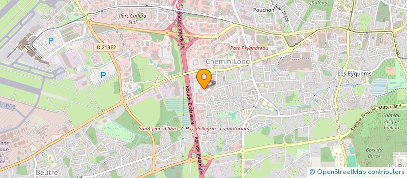 localisation de l'entreprise INTERFORCE  MERIGNAC