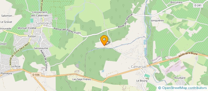 localisation de l'entreprise INTERFORET à SALLEBŒUF