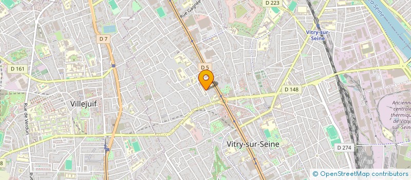 localisation de l'entreprise INTERFORM DEKO à VITRY-SUR-SEINE