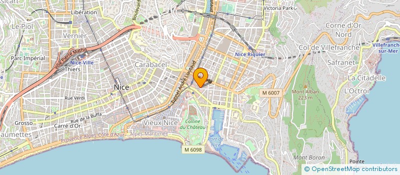 localisation de l'entreprise INTERFORM GARIBALDI à NICE