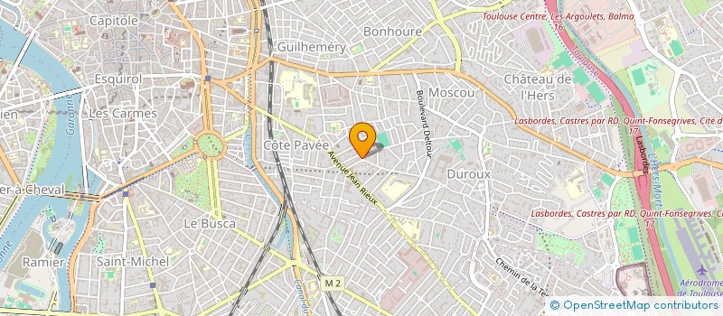 localisation de l'entreprise INTERFORMATION à TOULOUSE