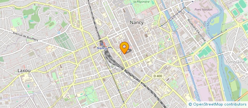 localisation de l'entreprise INTERFORMATION ENTREPR LOR-CHAMP-ARDENNE  NANCY