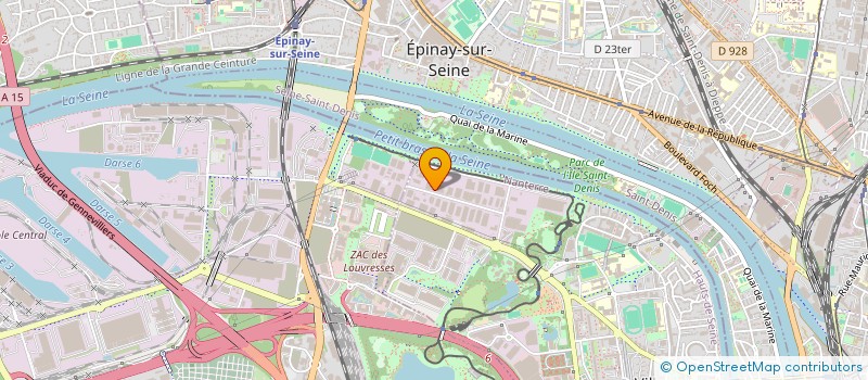 localisation de l'entreprise INTERFORT  VILLENEUVE-LA-GARENNE