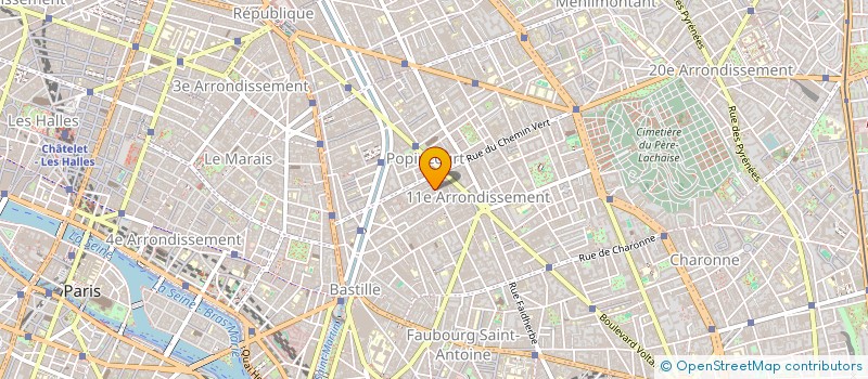 localisation de l'entreprise INTERFRIM  PARIS