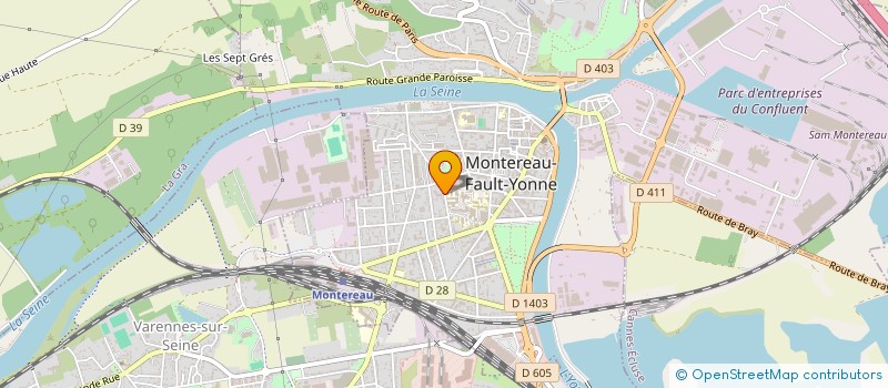 localisation de l'entreprise INTERFROID à MONTEREAU-FAULT-YONNE