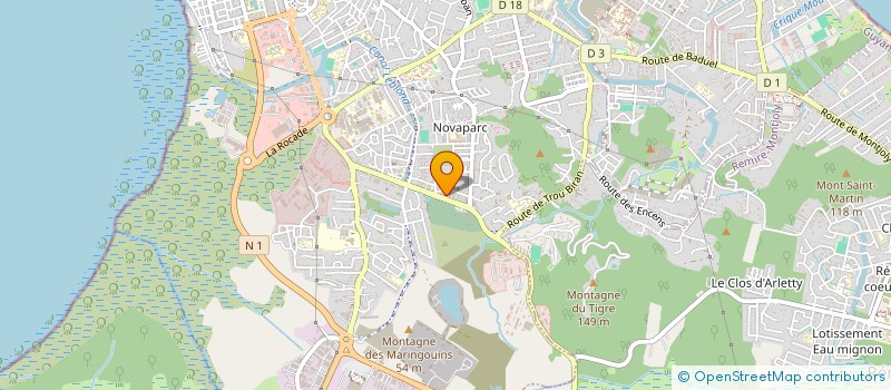 localisation de l'entreprise INTERGENERATION DE SAINTE ROSE DE LIMA  CAYENNE