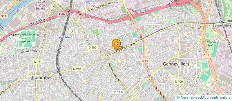 localisation de l'entreprise INTERGLACE PARIS à ASNIERES-SUR-SEINE