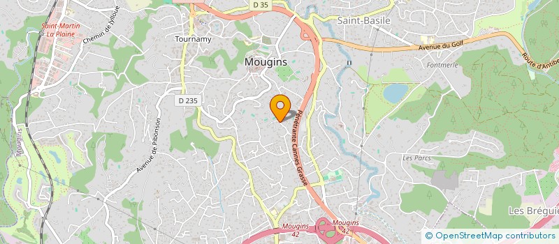 localisation de l'entreprise INTERGRAS à MOUGINS
