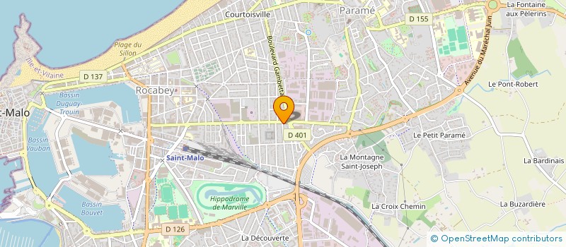 localisation de l'entreprise INTERGROUPEMENT OUEST GIPHAR  SAINT-MALO