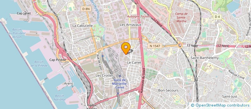 localisation de l'entreprise INTERICE FRANCE à MARSEILLE