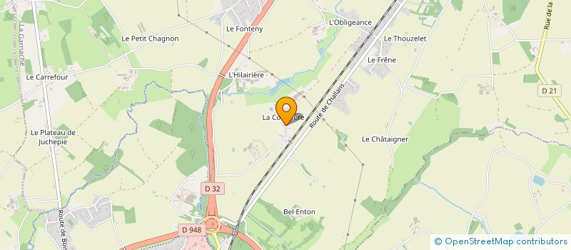 localisation de l'entreprise INTERIEUR A9 à LA GARNACHE