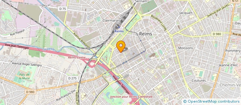 localisation de l'entreprise INTERIEUR ACTUEL à REIMS