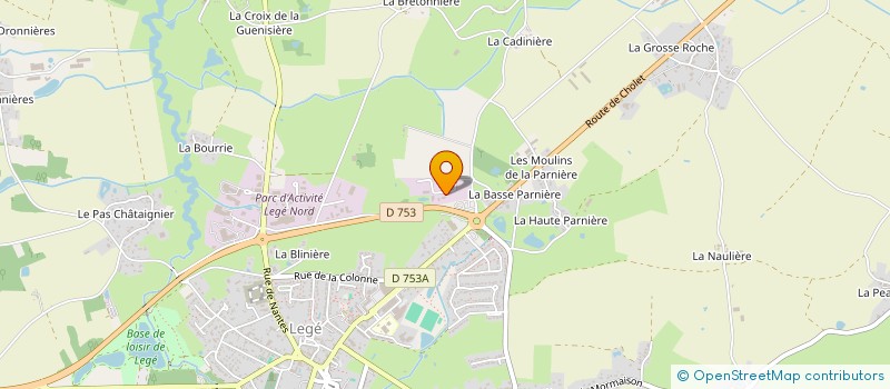 localisation de l'entreprise INTERIEUR BOIS CREATION à LEGE