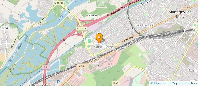 localisation de l'entreprise INTERIEUR BUREAUX  MOULINS-LES-METZ