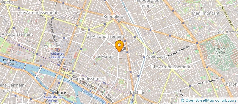localisation de l'entreprise INTERIEUR CASA à PARIS