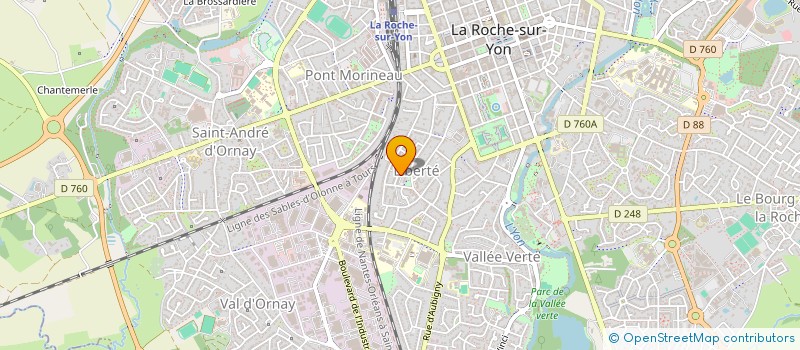 localisation de l'entreprise INTERIEUR COLOR à LA ROCHE-SUR-YON