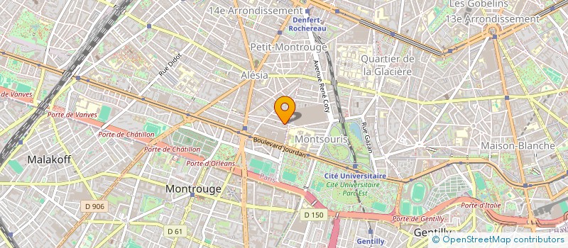 localisation de l'entreprise INTERIEUR COMPAGNIE SARL à PARIS