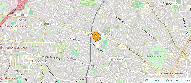 localisation de l'entreprise INTERIEUR CONSEIL à BORDEAUX