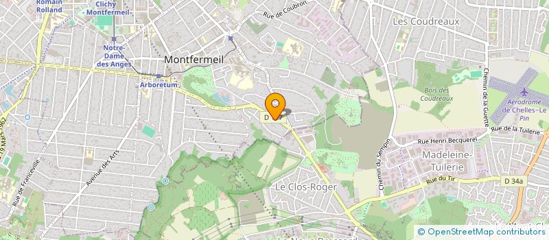 localisation de l'entreprise INTERIEUR DE COULEUR à MONTFERMEIL