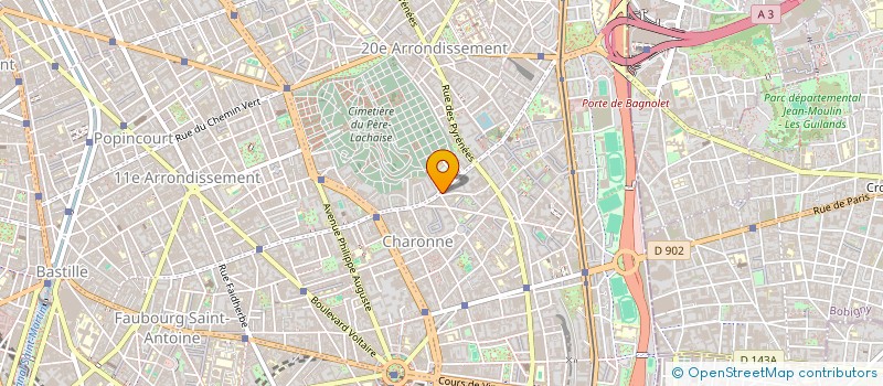 localisation de l'entreprise INTERIEUR DECOR à PARIS