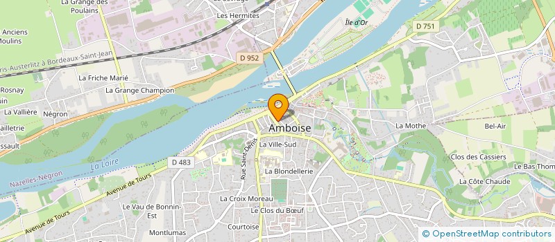 localisation de l'entreprise INTERIEUR & DEMEURES  AMBOISE