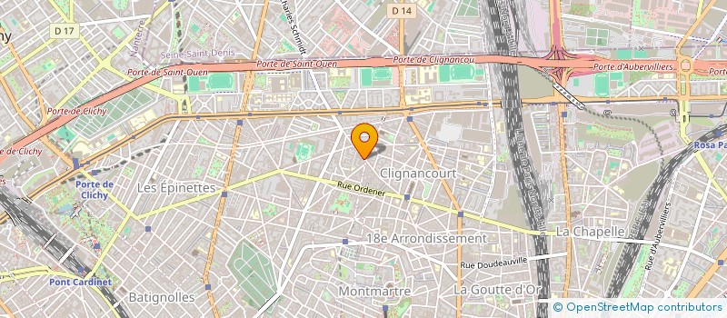 localisation de l'entreprise INTERIEUR ET CADEAUX  PARIS