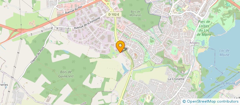 localisation de l'entreprise INTERIEUR ETOILE  BEAUCOUZE